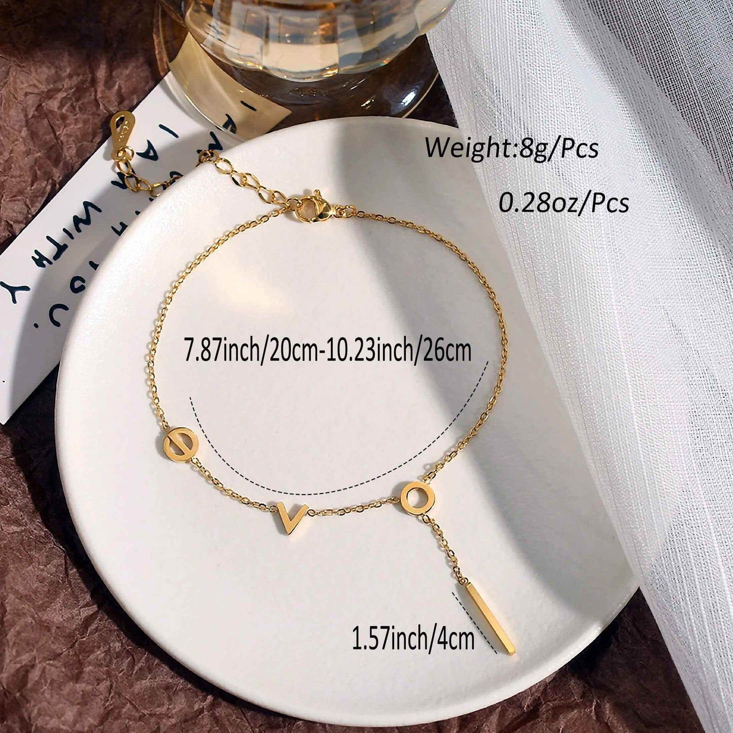 Lovelle Anklets - RIYOVA Jewelry