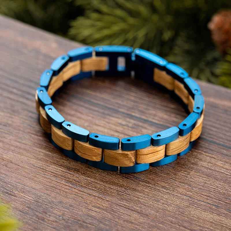 Spruce Wooden Bracelet - RIYOVA Jewelry