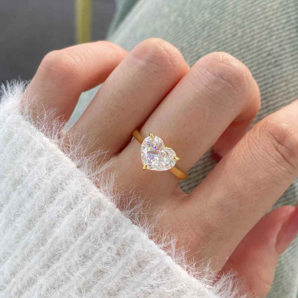 True Love Heart Ring - RIYOVA Jewelry