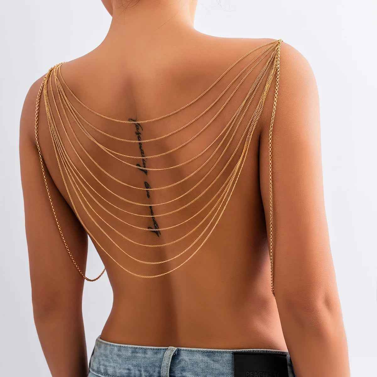 Diana Body Chain - RIYOVA Jewelry