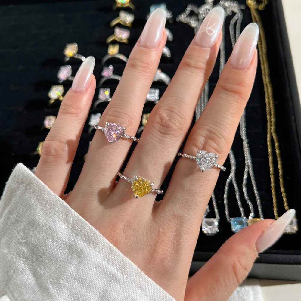 Soulmate Love Heart Ring - RIYOVA Jewelry