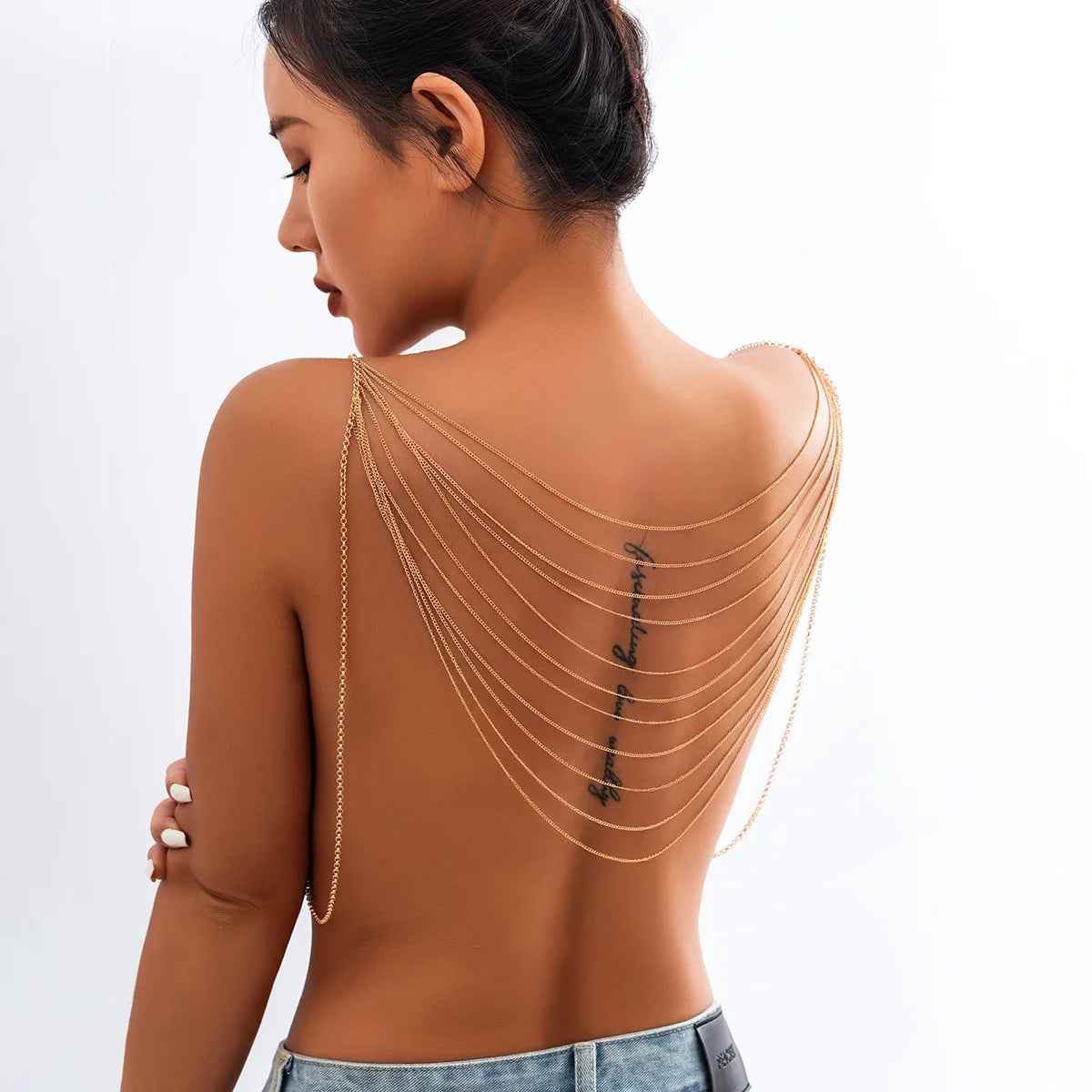Diana Body Chain - RIYOVA Jewelry