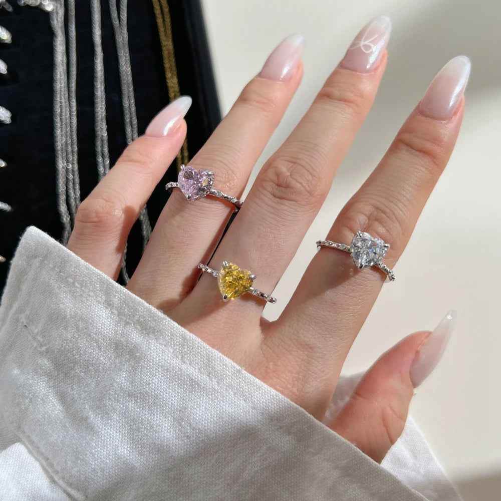 Soulmate Love Heart Ring - RIYOVA Jewelry