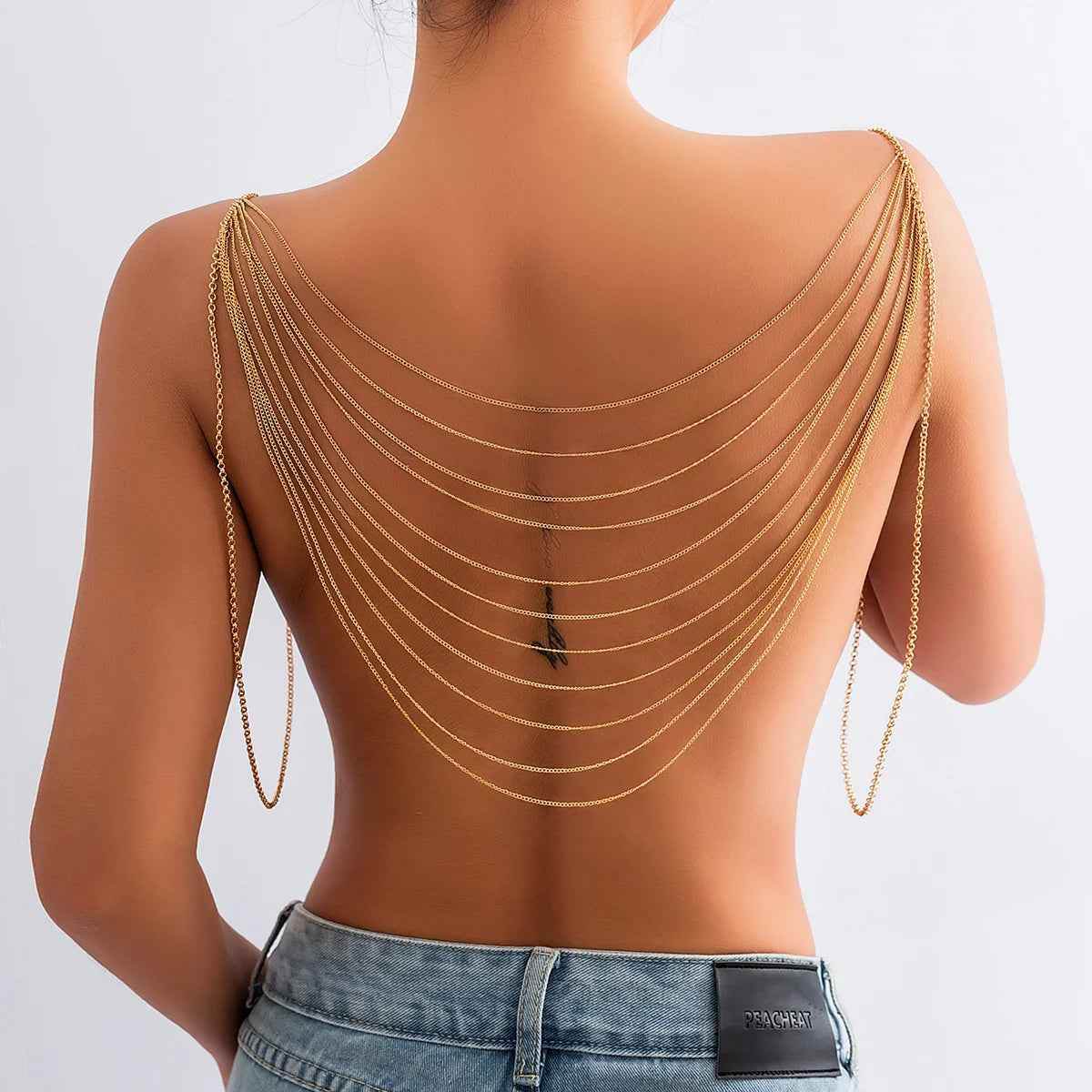 Diana Body Chain - RIYOVA Jewelry
