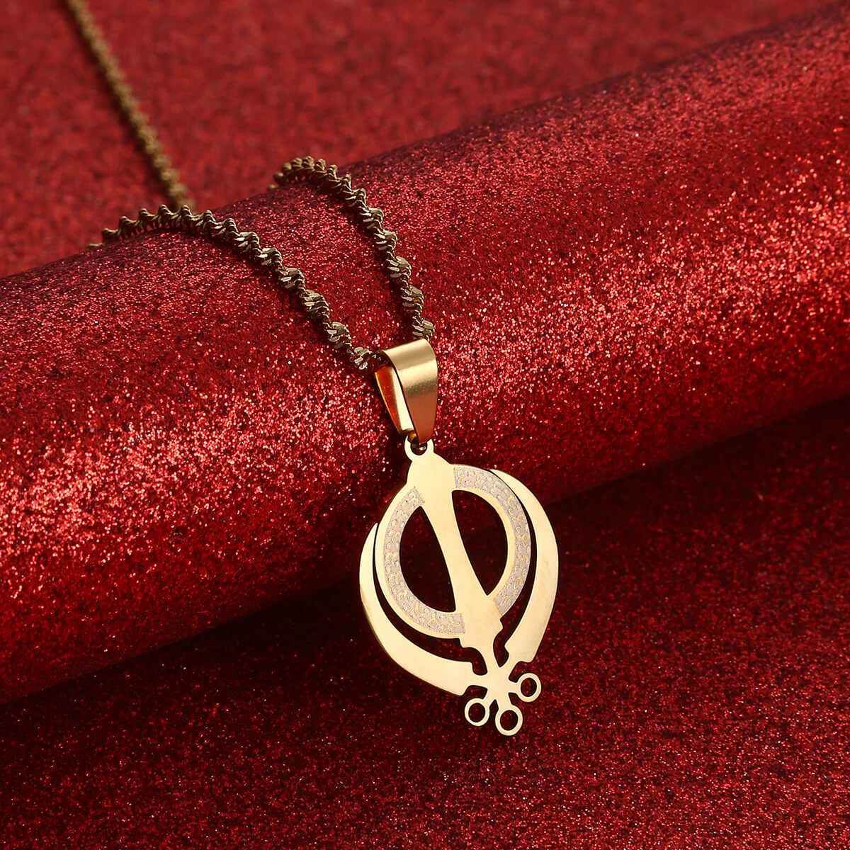 Khanda Faith Necklace - RIYOVA Jewelry