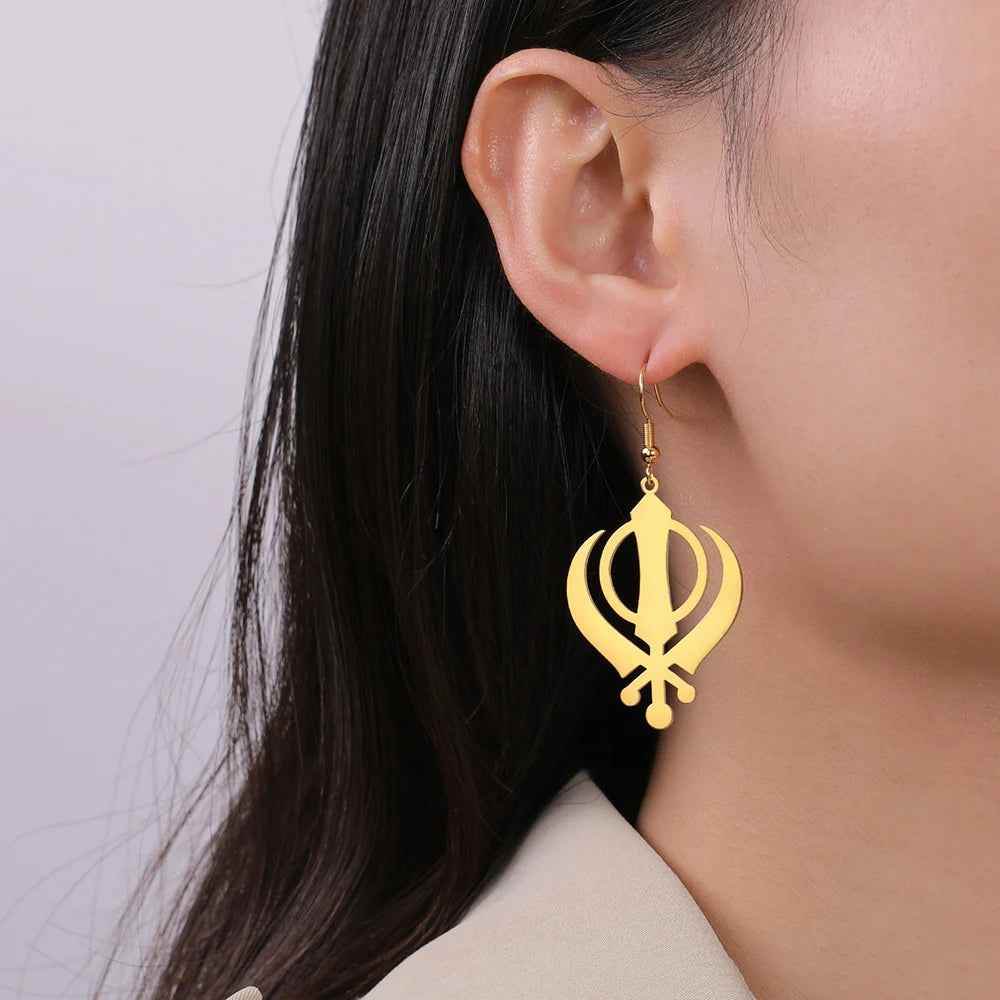 Khanda Grace Earrings - RIYOVA Jewelry
