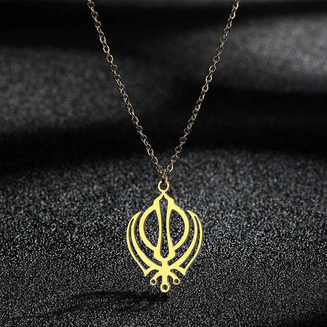 Khanda Shakti Necklace - RIYOVA Jewelry