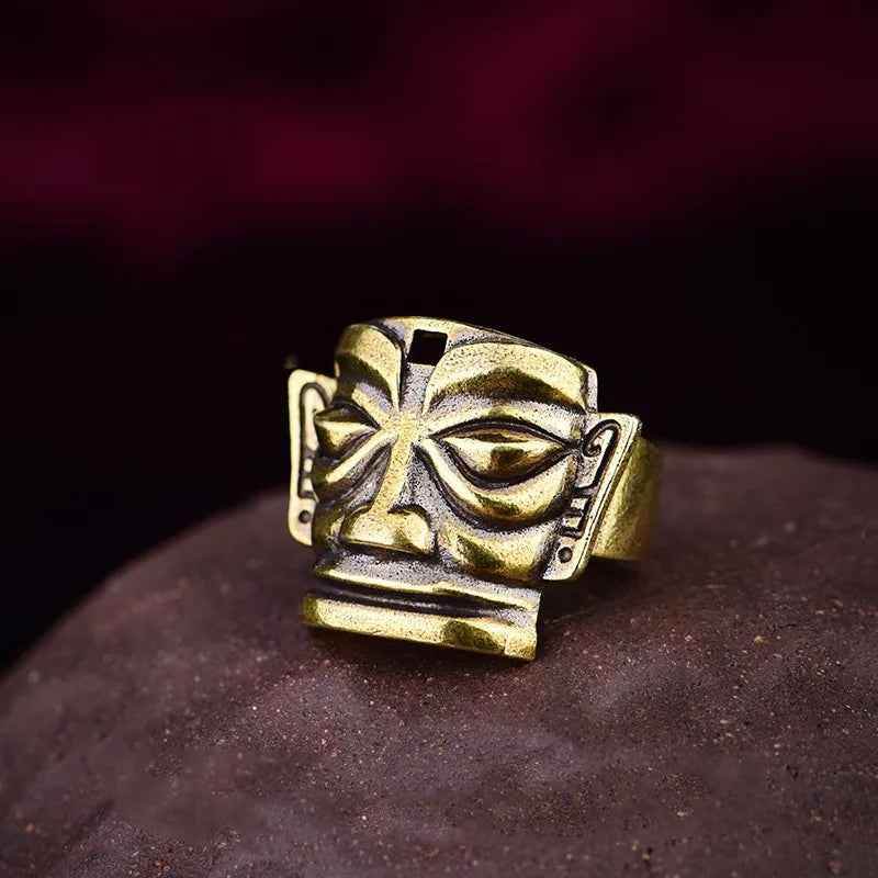 Sanxingdui Legacy Ring - RIYOVA Jewelry