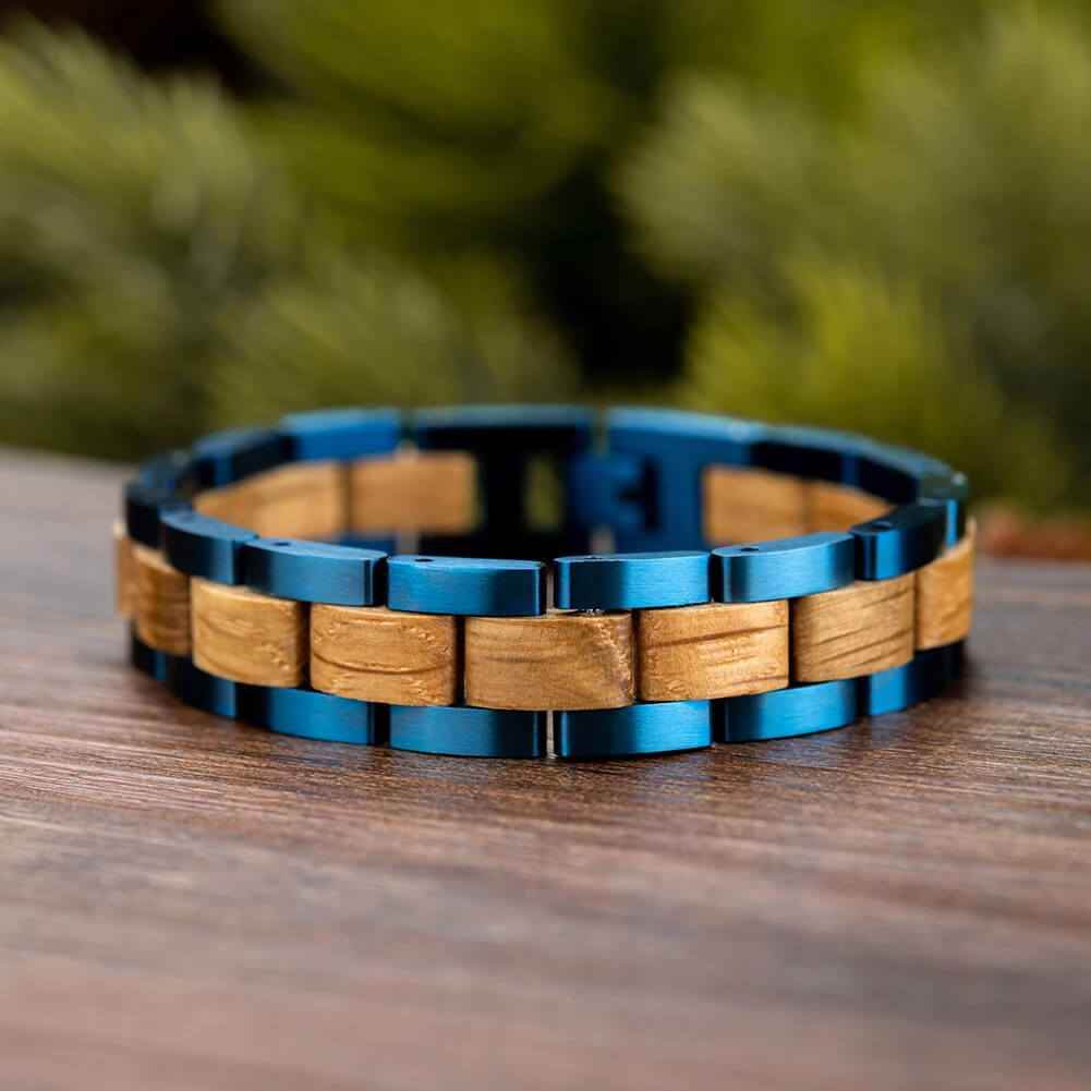 Spruce Wooden Bracelet - RIYOVA Jewelry