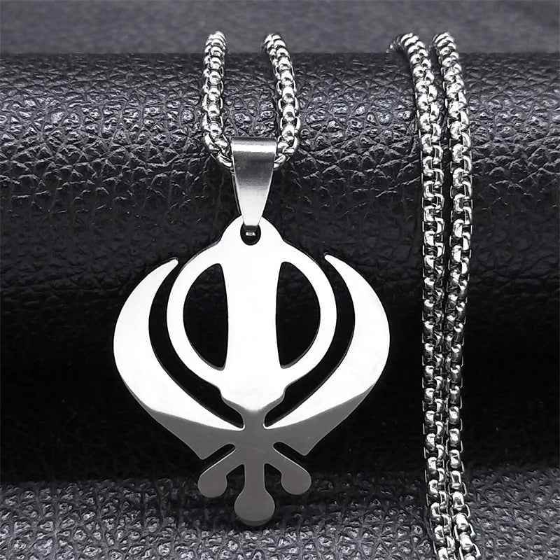 Khanda Strength Necklace - RIYOVA Jewelry