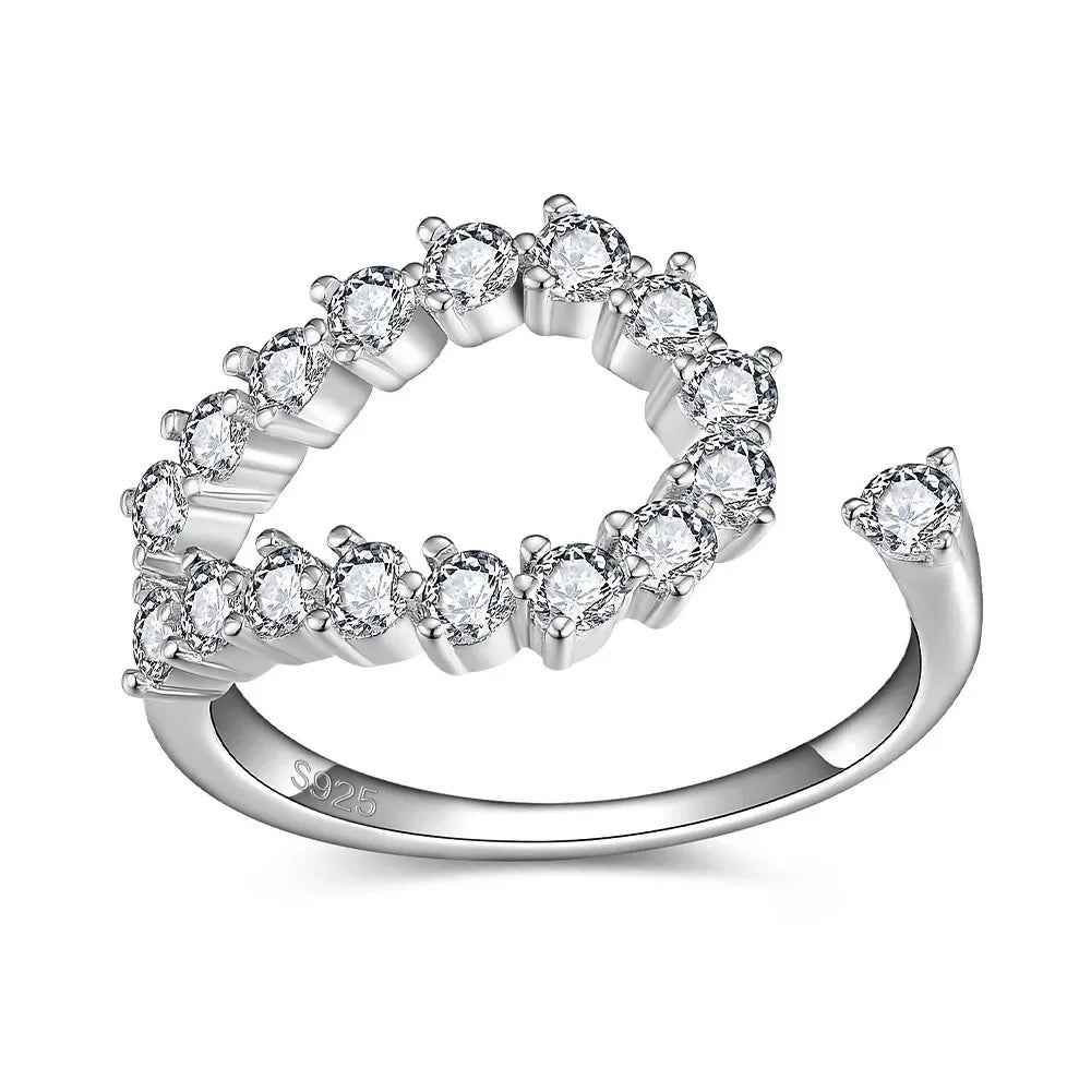 Halo Moissanite Ring - RIYOVA Jewelry