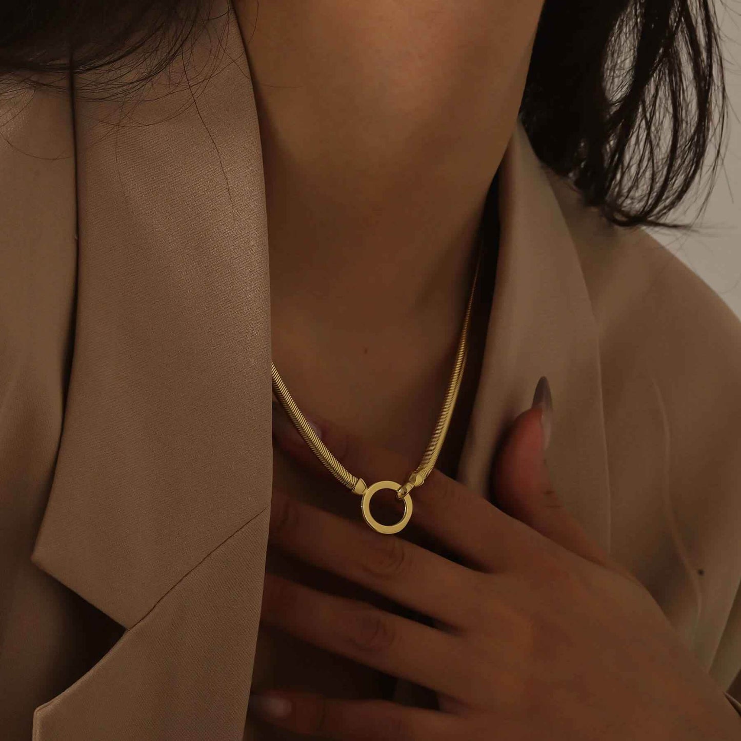 Helios Gold Necklace - RIYOVA Jewelry