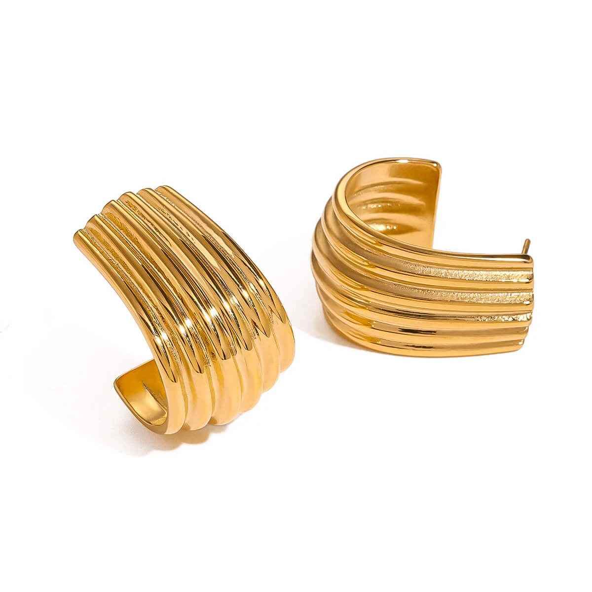 Clara Arc Earrings - RIYOVA Jewelry