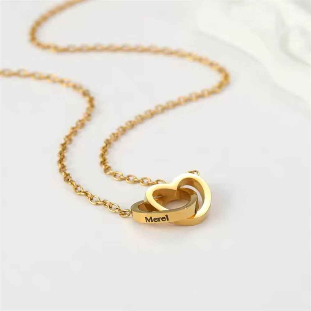Alma Engravable Necklace - RIYOVA Jewelry