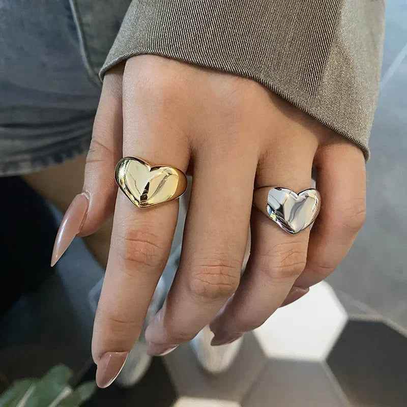 Lustrous Heart Ring - RIYOVA Jewelry