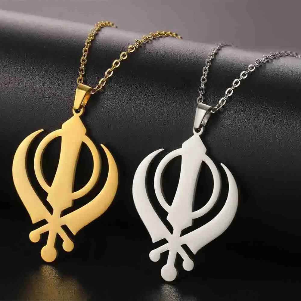 Khanda Aura Necklace - RIYOVA Jewelry