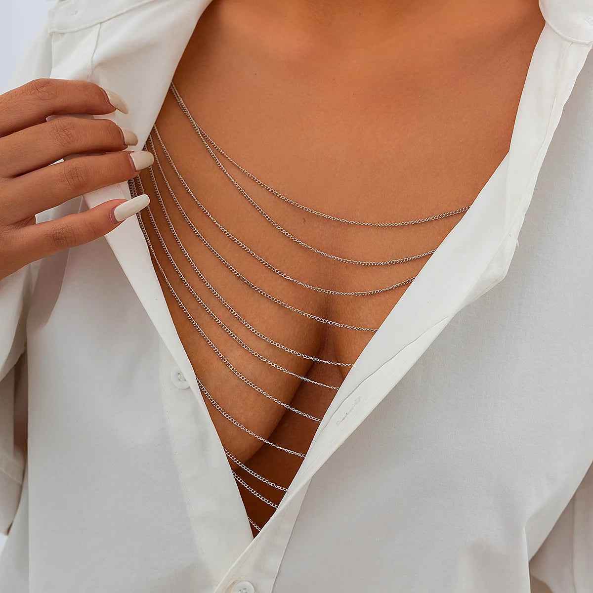 Diana Body Chain - RIYOVA Jewelry