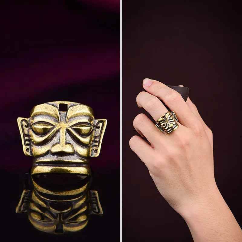 Sanxingdui Legacy Ring - RIYOVA Jewelry