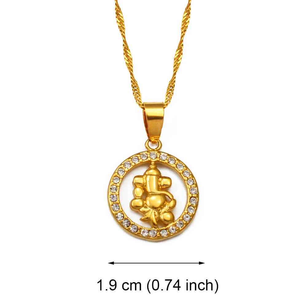 Vighnaharta Ganesha Pendant Necklace