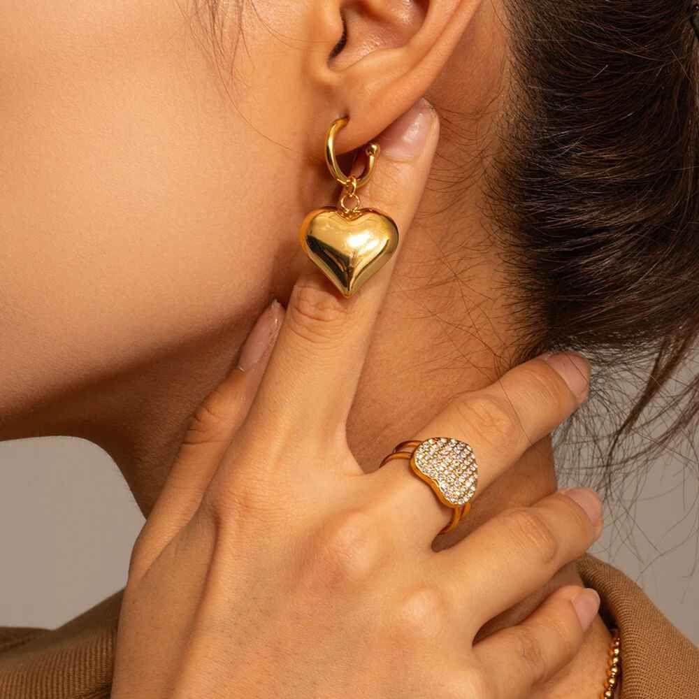 Corazon Earrings - RIYOVA Jewelry