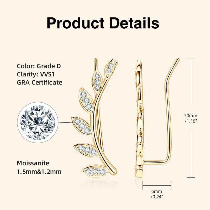 Cleo Ear Cuffs - RIYOVA Jewelry