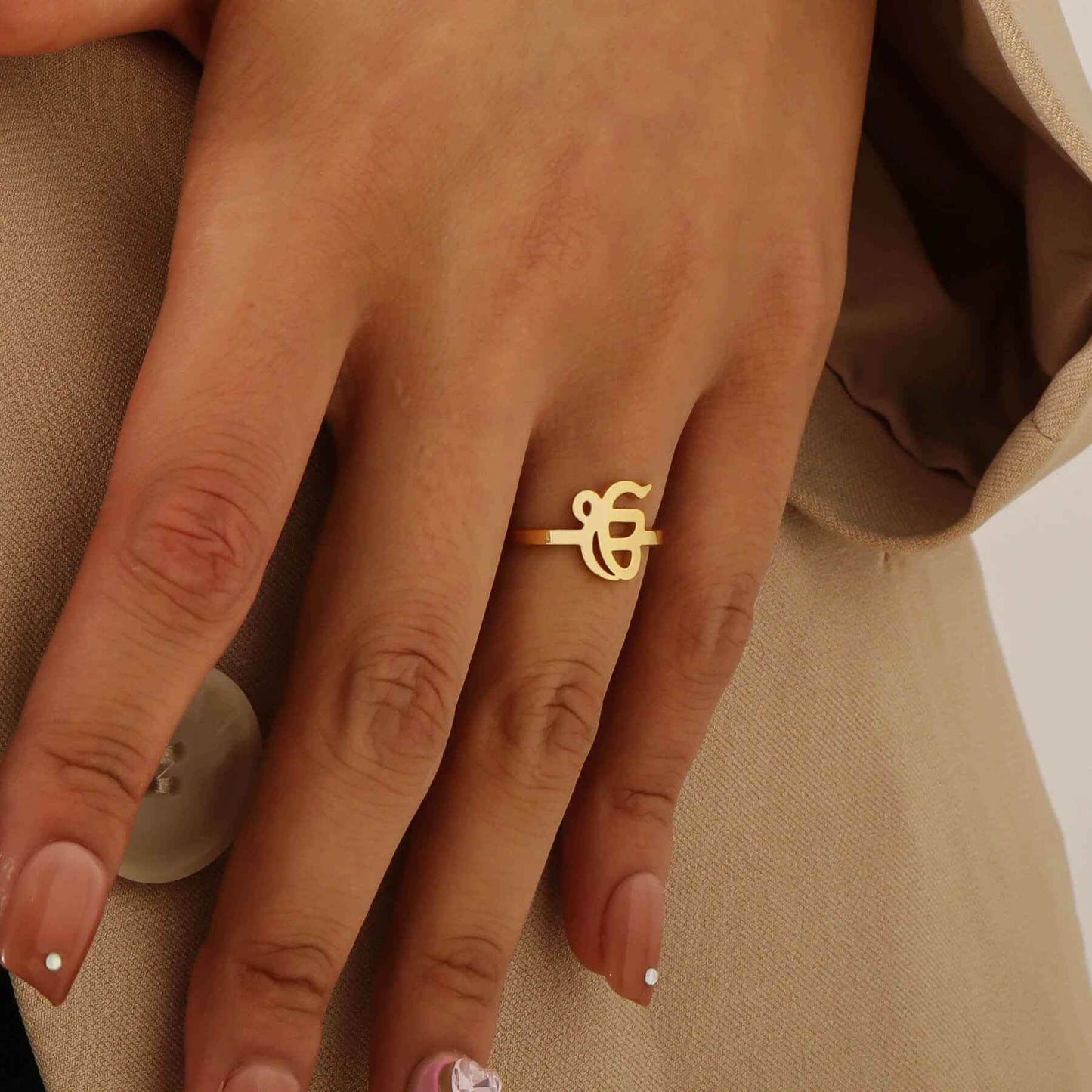 Ek Onkar Unity Ring - RIYOVA Jewelry