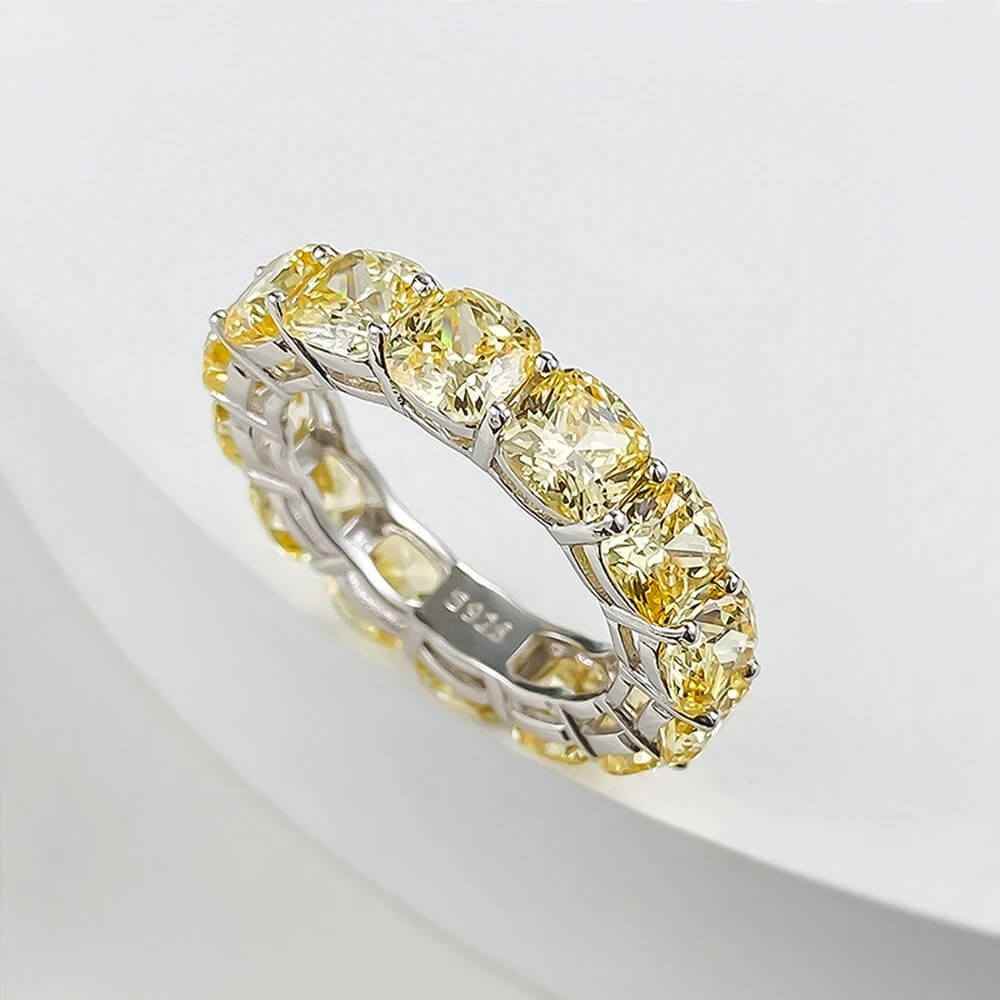 Golden Citrine Crystal Ring - RIYOVA Jewelry