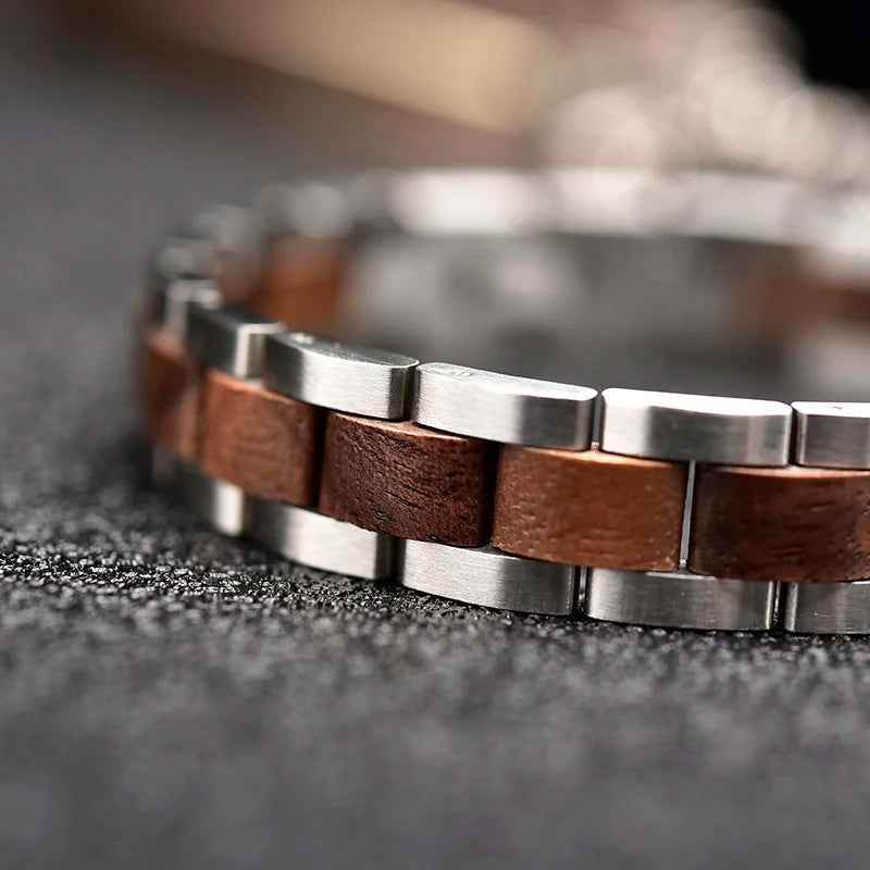 Elwood Wooden Bracelet - RIYOVA Jewelry
