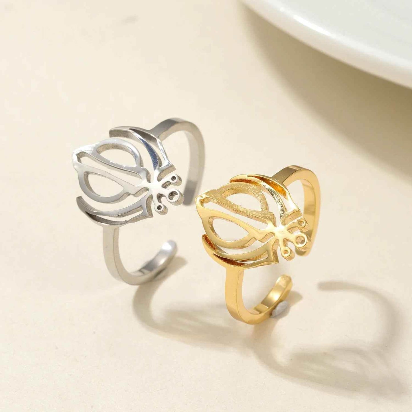 Soul Divine Khanda Ring - RIYOVA Jewelry