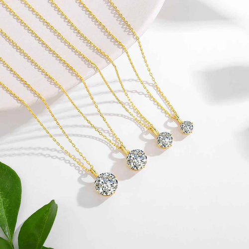 Rhea Moissanite Necklace - RIYOVA Jewelry