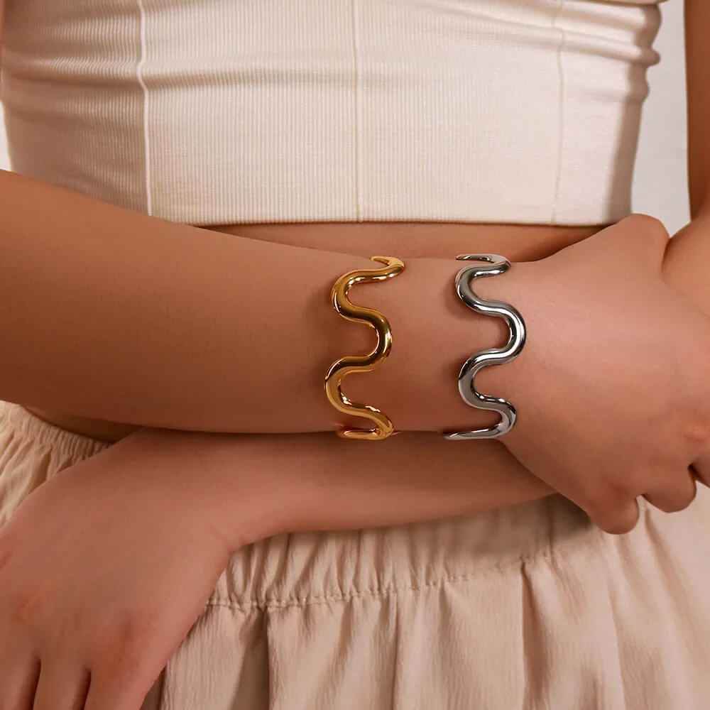 Nadia Tide Bracelet - RIYOVA Jewelry