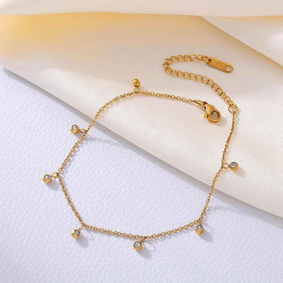 Ella Anklets - RIYOVA Jewelry