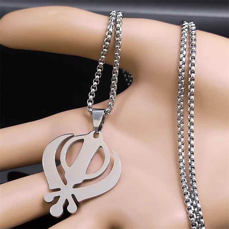 Khanda Strength Necklace - RIYOVA Jewelry