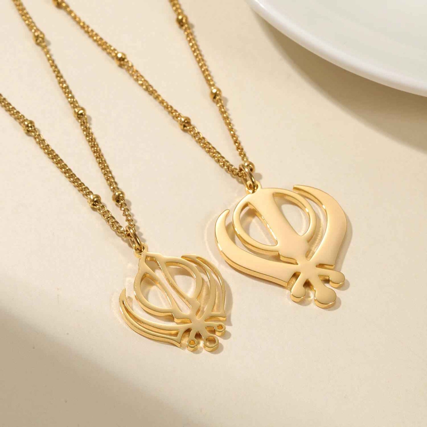Royal Khanda Necklace for Couples