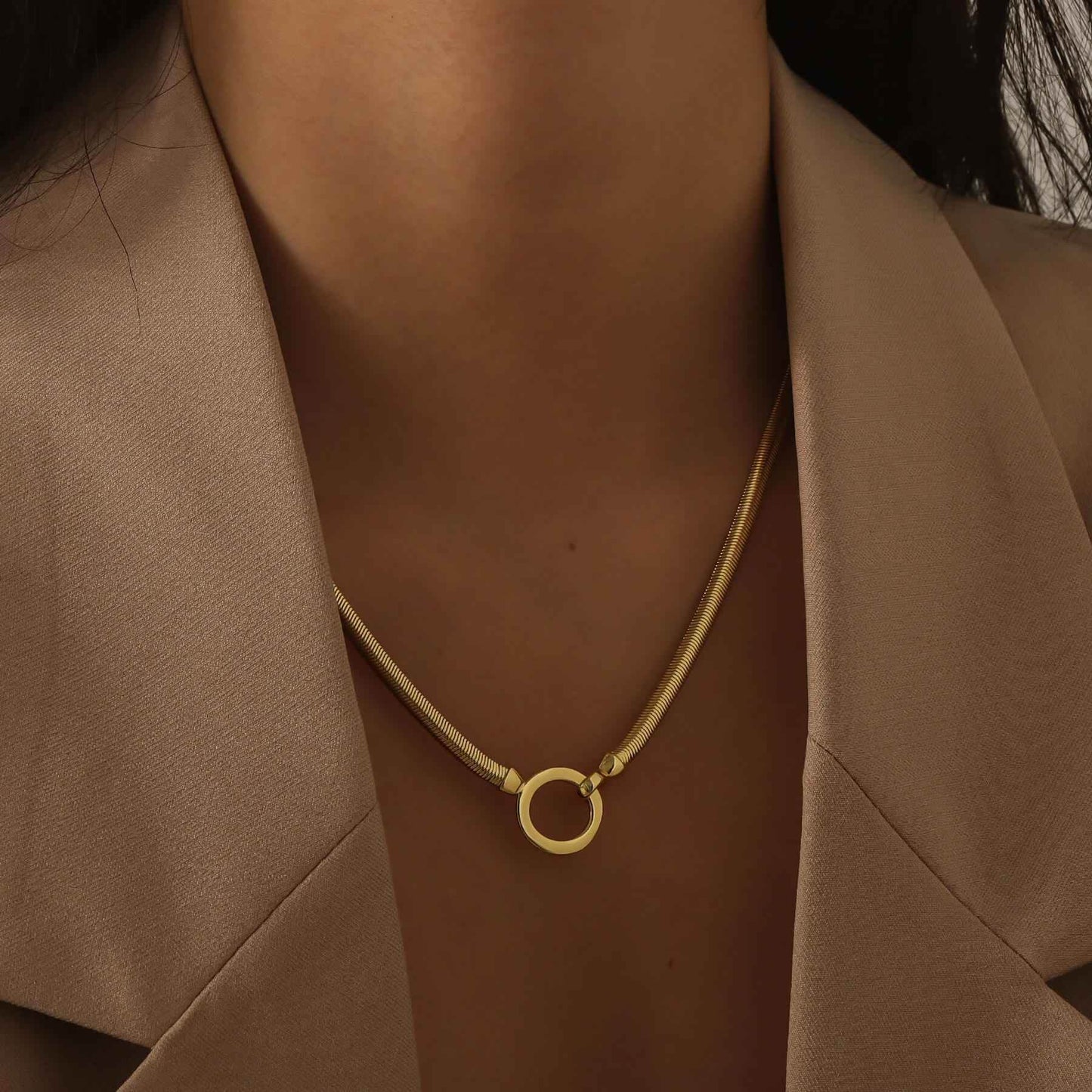 Helios Gold Necklace - RIYOVA Jewelry