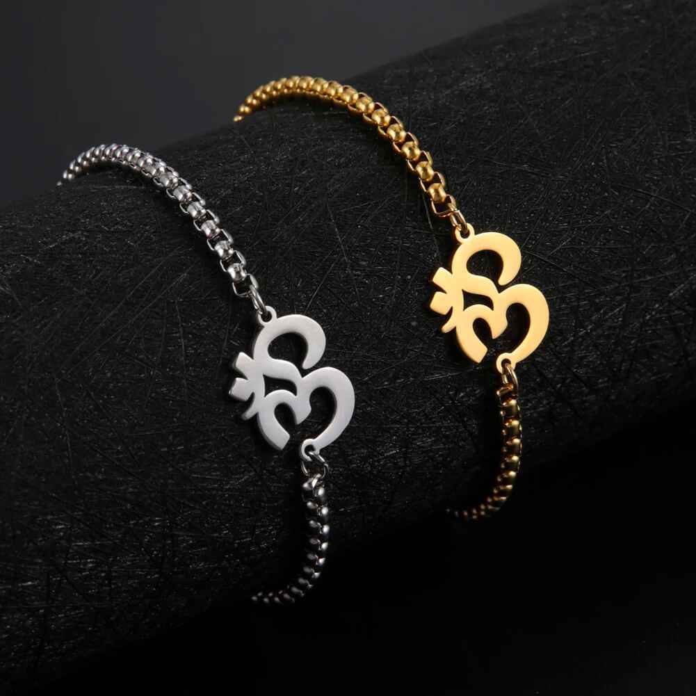 Om Shanti Om Bracelet - RIYOVA Jewelry