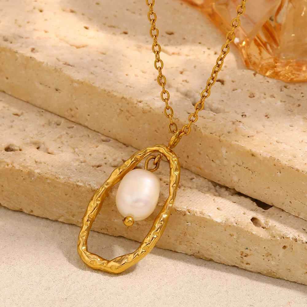 Baroque Pearl Necklace - RIYOVA Jewelry