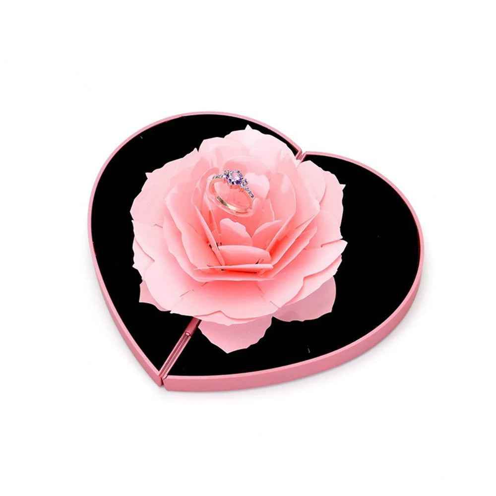 RIYOVA Rose Flower Ring Box - RIYOVA Jewelry