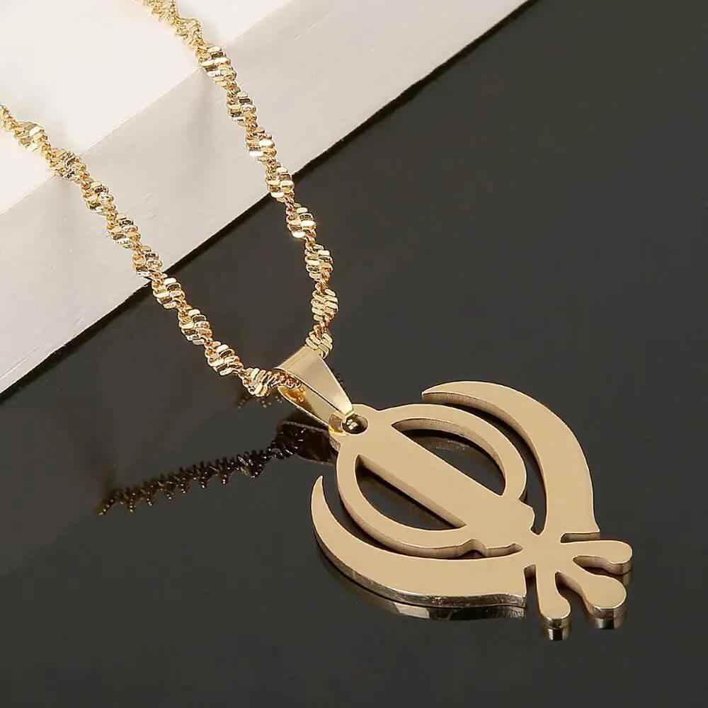 Khanda Sikh Necklace - RIYOVA Jewelry