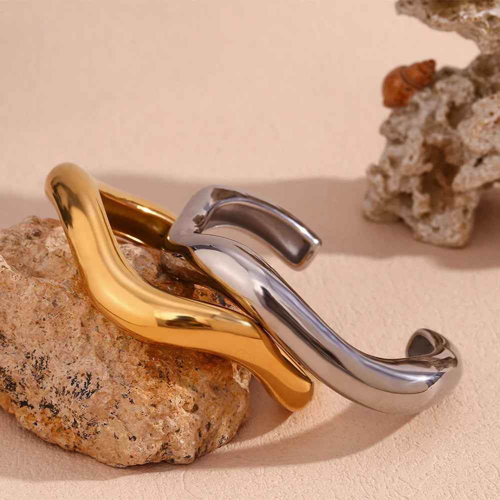 Marina Waves Bracelet - RIYOVA Jewelry