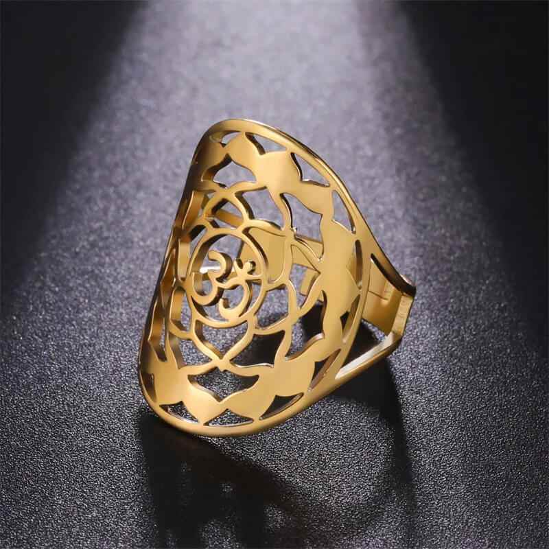 Infinity Om Ring - RIYOVA Jewelry