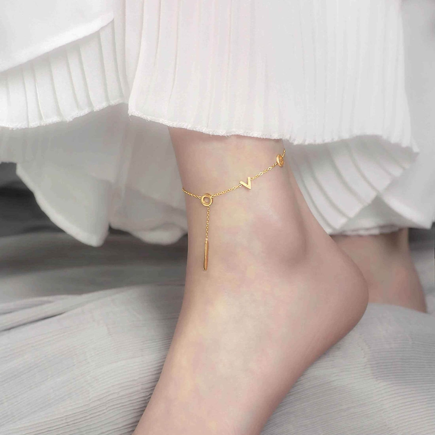 Lovelle Anklets - RIYOVA Jewelry