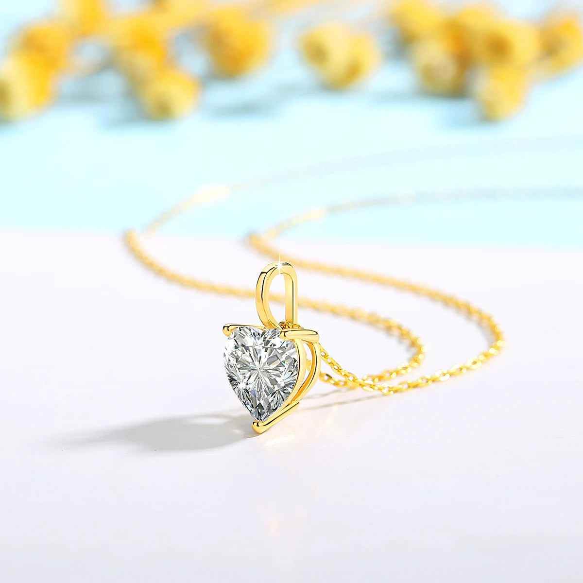Milena Heart Necklace - RIYOVA Jewelry