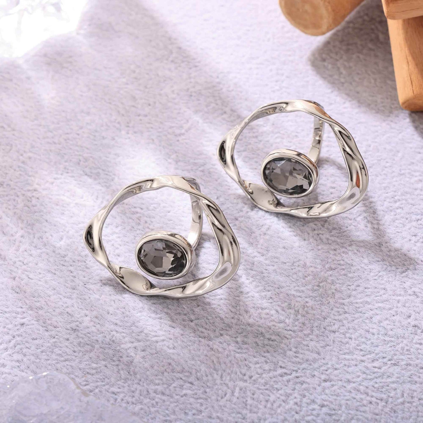 Twist Harmony Open Ring - RIYOVA Jewelry