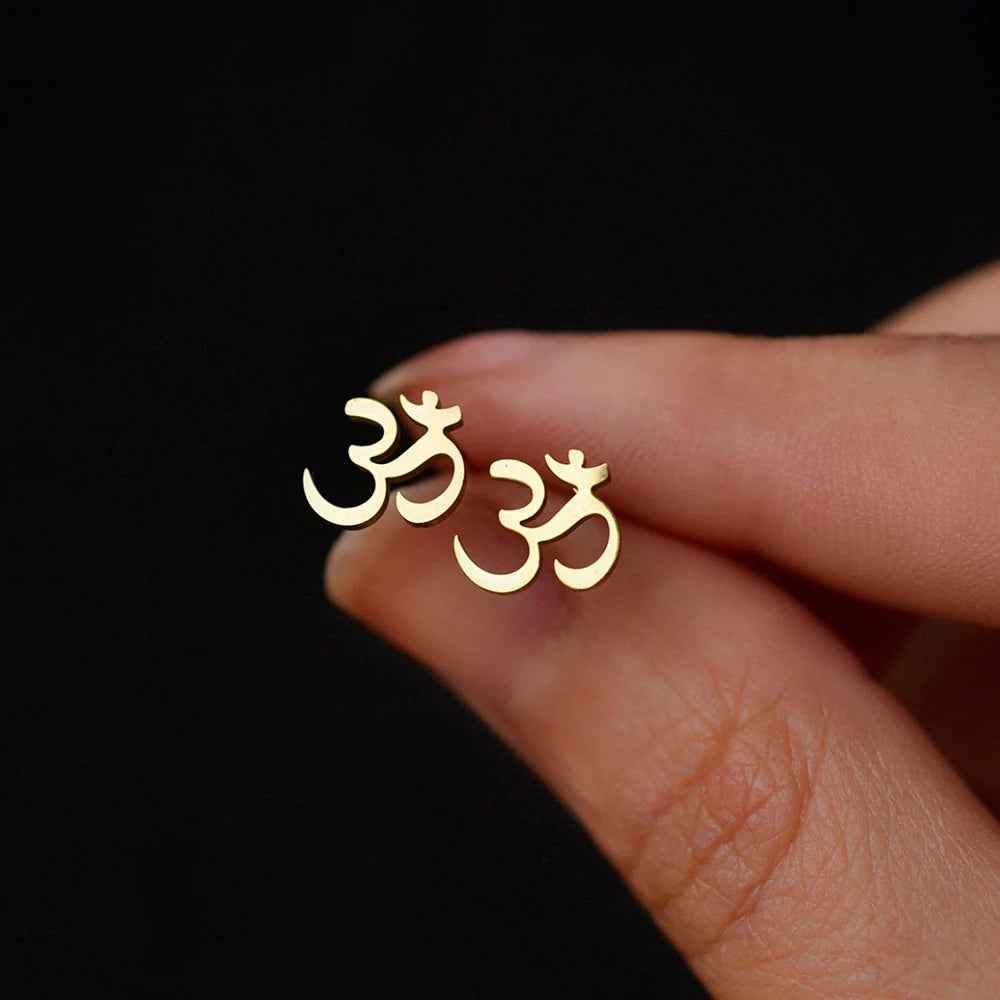 Om Harmony Earrings - RIYOVA Jewelry