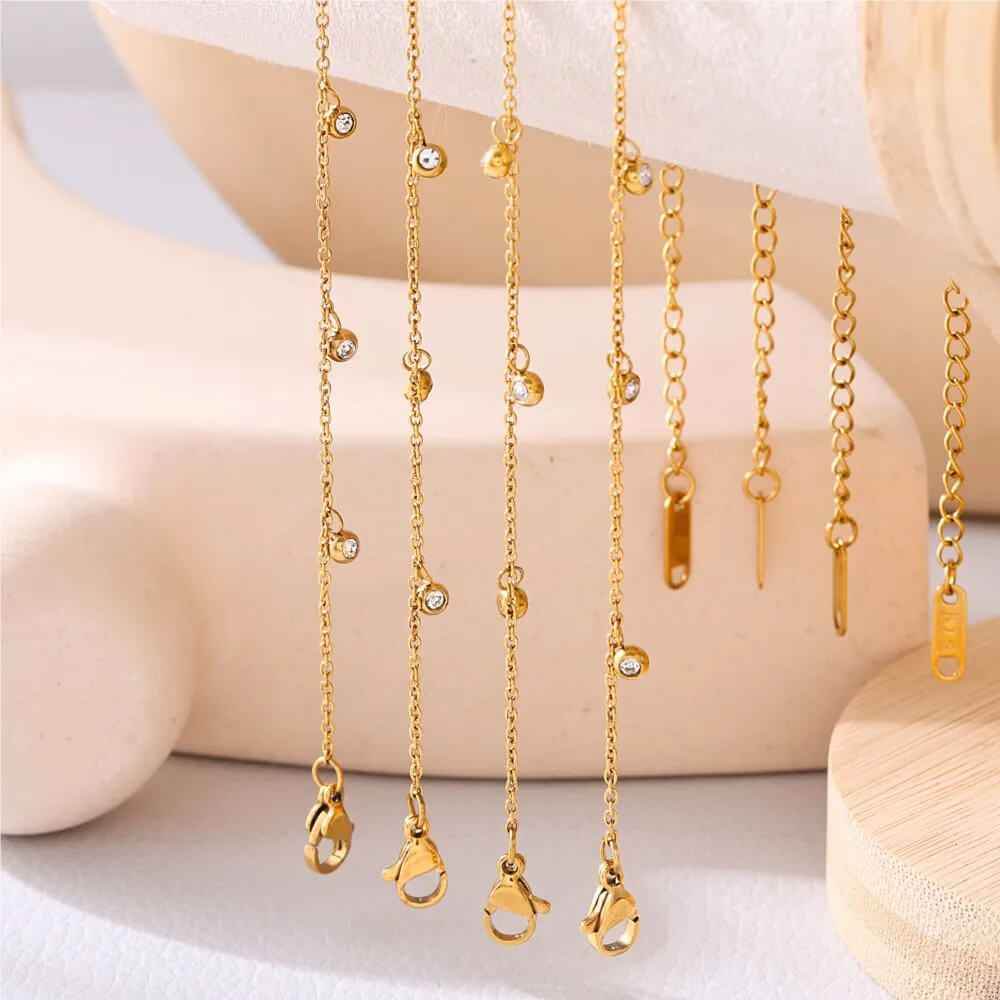 Ella Anklets - RIYOVA Jewelry