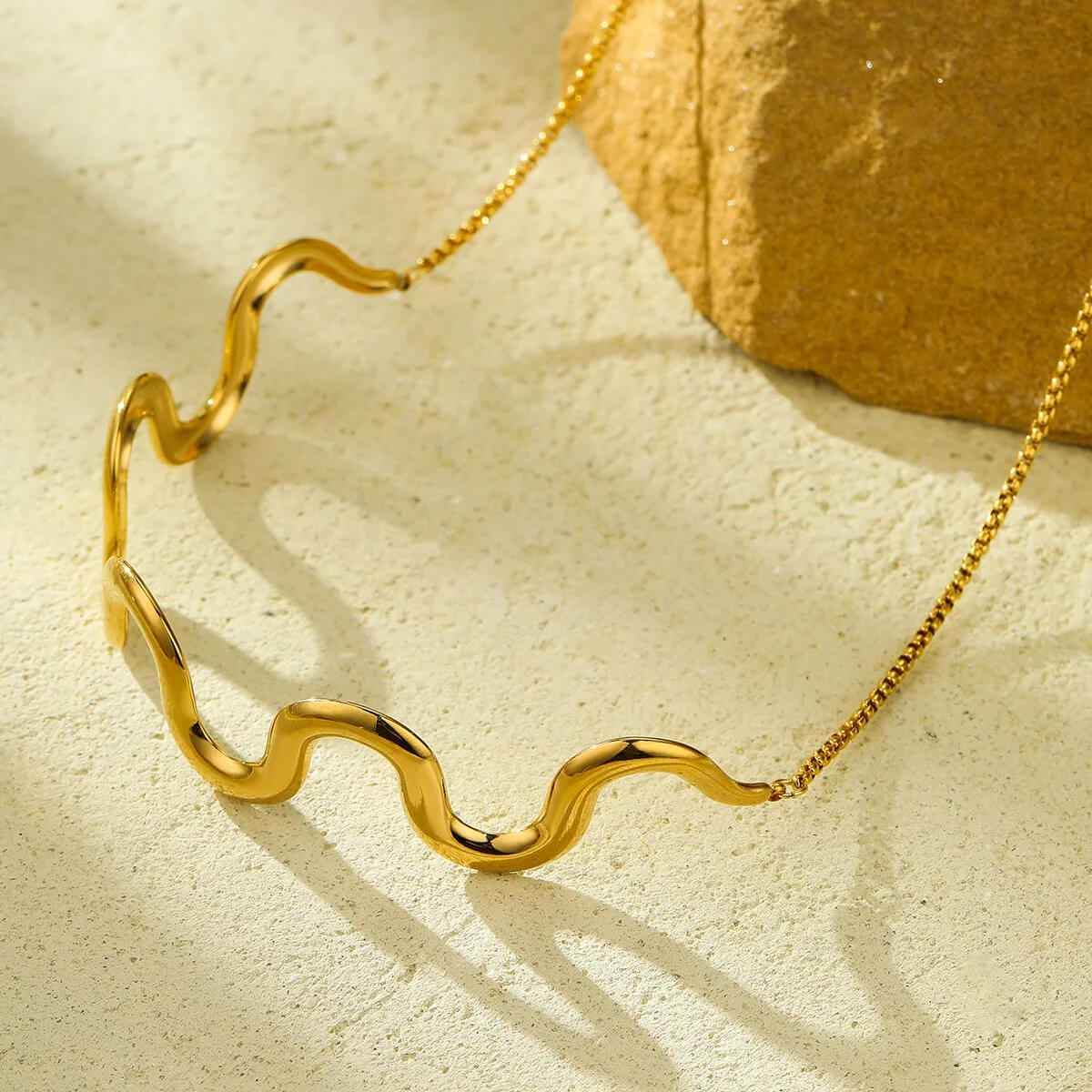 Marina Waves Choker - RIYOVA Jewelry