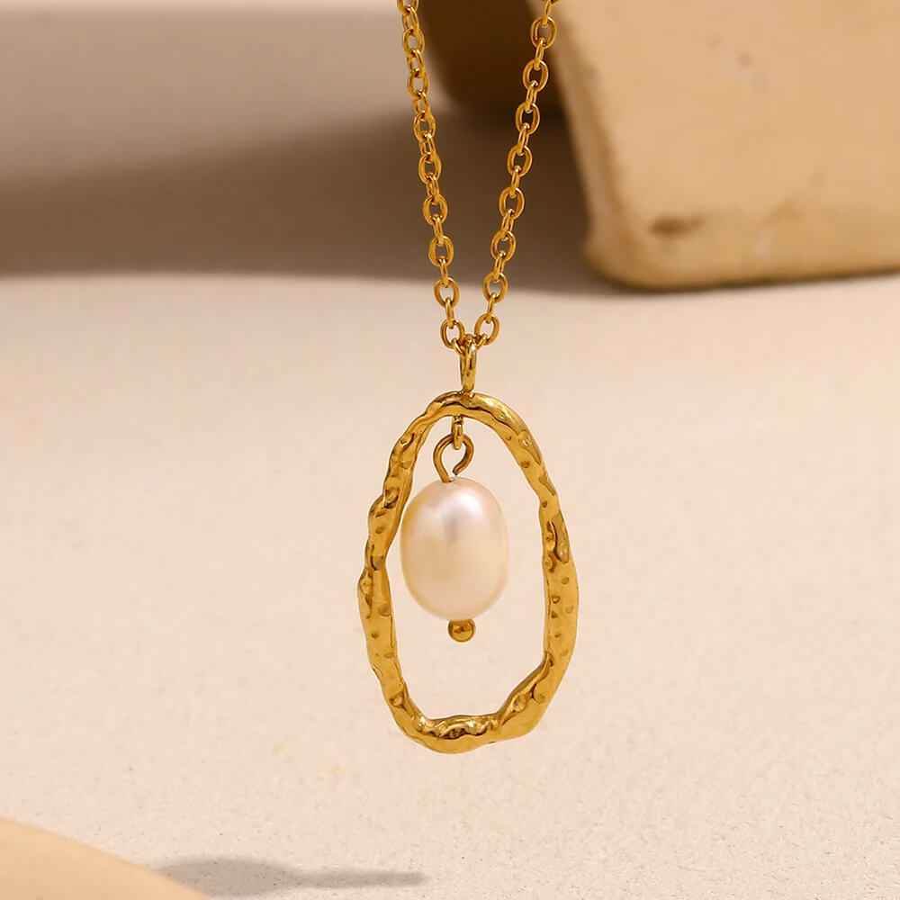 Baroque Pearl Necklace - RIYOVA Jewelry