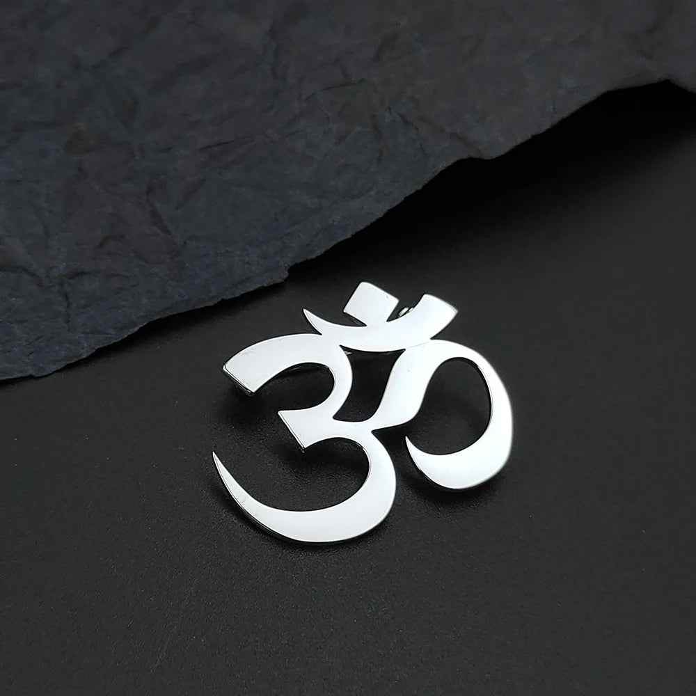 Om Divine Suit Brooch - RIYOVA Jewelry