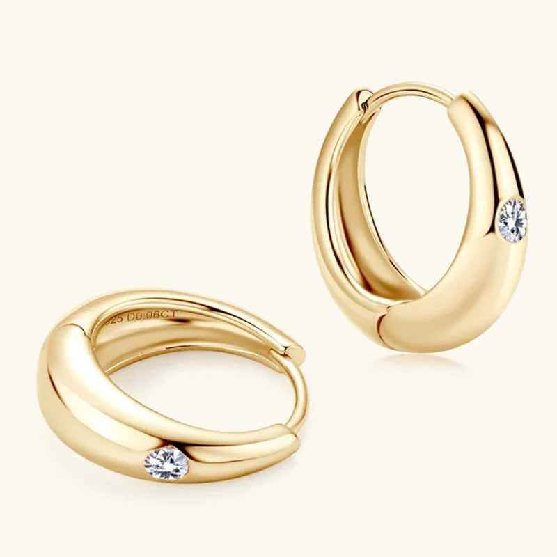 Elora Hoops Earrings - RIYOVA Jewelry
